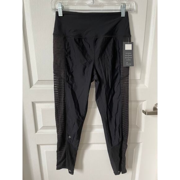 NUX In The Middle Crop Leggings Black Small - Picture 9 of 12